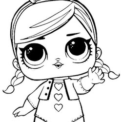 Wonderful Dolls Coloring Pages To Print For Kids