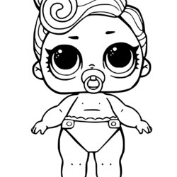 Fantastic Doll Coloring Page Baby Dolls Cute Home