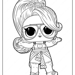 Outstanding Doll Printable Coloring Pages Free
