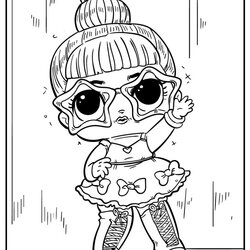 Perfect Doll Coloring Pages Free