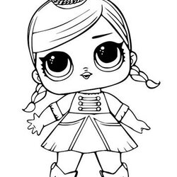 Super Kids Fun Coloring Pages Of Surprise Dolls Doll