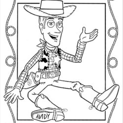 Smashing Toy Story Woody Coloring Pages Home Sheriff Popular