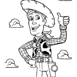 Supreme Woody Coloring Page Artworks Gallery Toy Story Sheriff Jessie