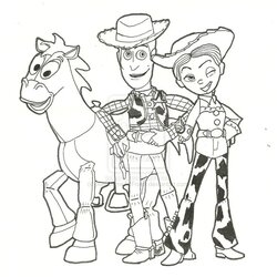 Wizard Free Printable Disney Toy Story Coloring Page Woody Sombrero