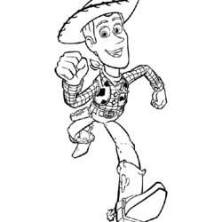 Magnificent Picture Of Woody From Toy Story Coloring Home