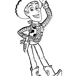 Capital Toy Story Coloring Pages Woody Disney Buzz Slinky