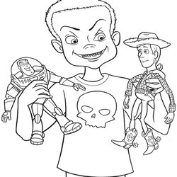 Legit Toy Story Coloring Pages Woody At Free Printable Buzz Jessie Drawing Book Sheets Colouring Disney Print