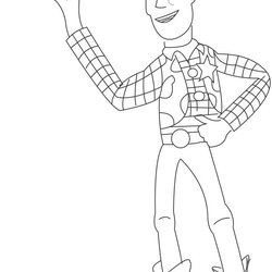 Woody Coloring Pages At Free Printable Toy Sheriff Kids Print Color