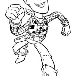 The Highest Quality Coloring Page For Kids Toy Story Pages Disney Woody Sheets Printable Colouring Color Fast