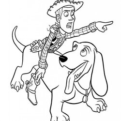 Very Good Free Printable Toy Story Coloring Pages For Kids Woody From