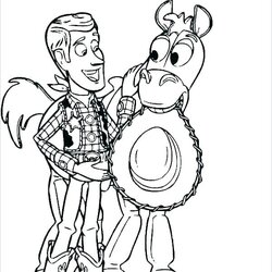 Woody Coloring Pages Best For Kids Toy Story