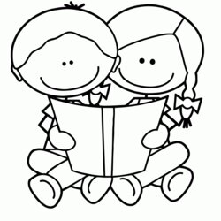 The Highest Quality Books Coloring Pages Best For Kids Book Reading Page