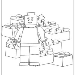 Supreme Free Lego Coloring Pages For Download Printable Illustration Page
