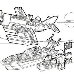 Lego Coloring Pages City Kids Colouring