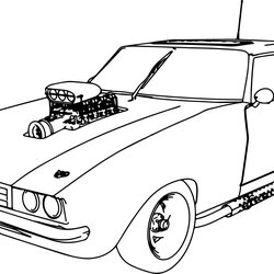 Fantastic Car Coloring Pages For Adults At Free Printable Muscle Color