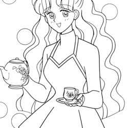 Sailor Moon Coloring Pages Digital Art