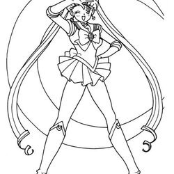 Smashing Sailor Moon Party Moons Mandala