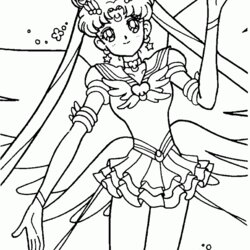 Eminent Free Printable Sailor Moon Coloring Pages For Kids Page Photos
