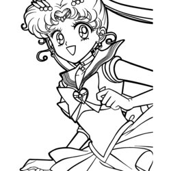 High Quality Free Printable Sailor Moon Coloring Pages For Kids Pictures