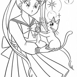 Super Sailor Moon Coloring Pages Wallpaper Cute Girls