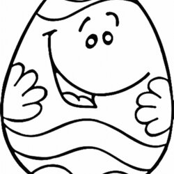 Matchless Easter Eggs Coloring Pages Egg Book Happy Template