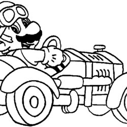 Fantastic Mario Brothers Coloring Pages Print Kids