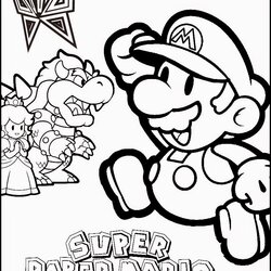 Eminent Coloring Pages Mario Free And Printable Bros Brothers Anyway Present Hope Enjoy Them