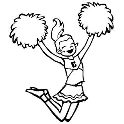Superior Cheerleader Coloring Pages