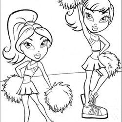Eminent Free Printable Coloring Pages For Kids Cheerleader