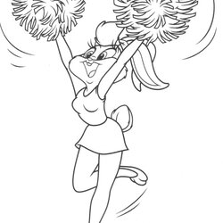 High Quality Free Printable Coloring Pages For Kids Cheerleader Books