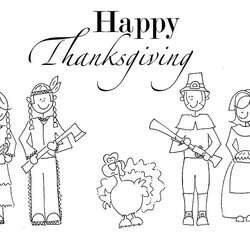 Excellent Free Printable Thanksgiving Coloring Pages For Kids Pilgrim Indian Family Preschool Mayflower