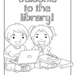 Swell Welcome To The Library Coloring Pages Woo Jr Kids Activities Printable Drawing Hidden Puzzles Word