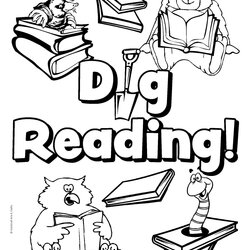 Perfect Free National Library Week Coloring Pages Download Reading Summer Printable Bear Color Colouring