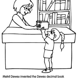 High Quality Free National Library Week Coloring Pages Download Librarian Kids Color School Crayola Print