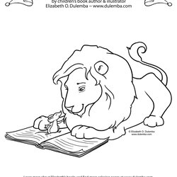 Outstanding Library Coloring Pages To Download And Print For Free Week Lion National Color Book Popular