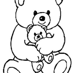 Terrific Ours Bears Kids Coloring Pages Color Children Print Printable For