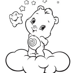 Smashing Free Printable Care Bear Coloring Pages For Kids Baby Bears
