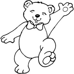 Supreme Free Bear Coloring Pages