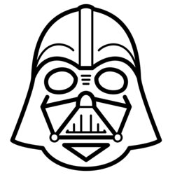 Wizard Darth Vader Mask Coloring Page Free Printable Pages For Kids