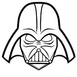 Magnificent Darth Vader Mask Coloring Page Free Printable Pages For Kids Wars Star Boys Pictures Angry Birds