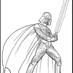 Capital Star Wars Darth Vader Coloring Pages For Kids Printable