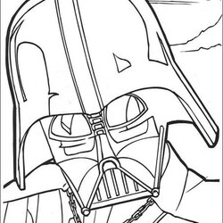 Sublime Darth Vader Coloring Pages To Print Home Visage