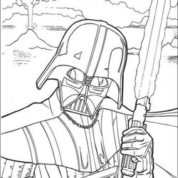 Very Good Darth Vader Coloring Pages Best For Kids