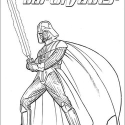 Darth Vader Coloring Pages To Download And Print For Free