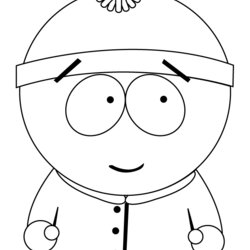 South Park Kenny With Angel Wings Coloring Page Free Printable Pages Stan Eric Characters Kids Marsh Print