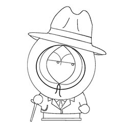 High Quality South Park Coloring Pages Home Kenny