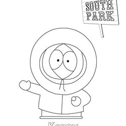 Sterling Kenny South Park Coloring Page Super Fun