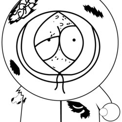 Magnificent South Park Coloring Pages Home Kenny