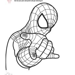 Fine Free Printable Colouring Pages And Activity Sheets In The Spider Man Amazing Coloring Drawing Kids Print