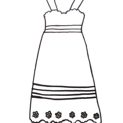 Coloring Pages Dress Home Color Printable Popular Kids Clip Library